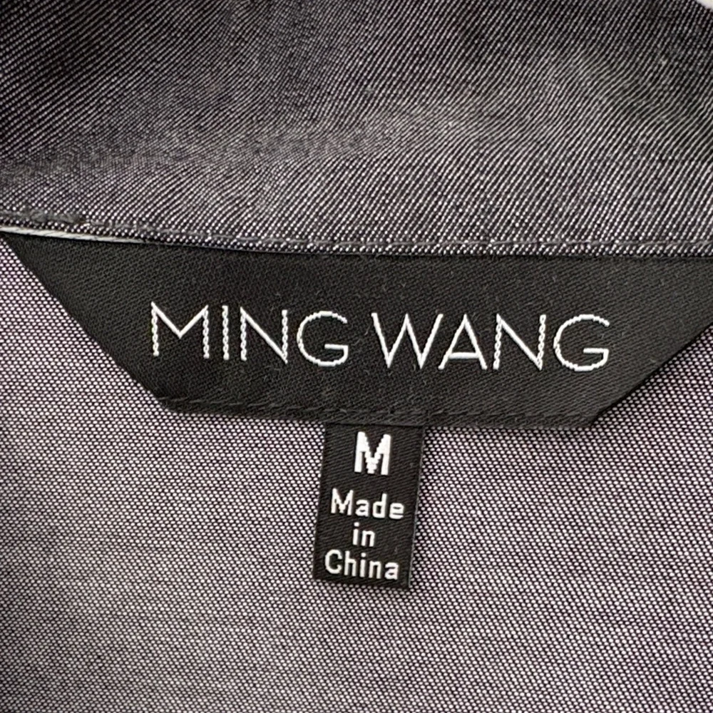 Ming Wang Charcoal Grey Sleeveless Top Size Medium Excellent Condition - Picture 2 of 7